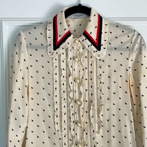 ** SOLD ** Coach 100% Silk Blouse